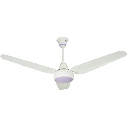 Ahad Ceiling Fan 56" Copper Decor White Purple - Image 2