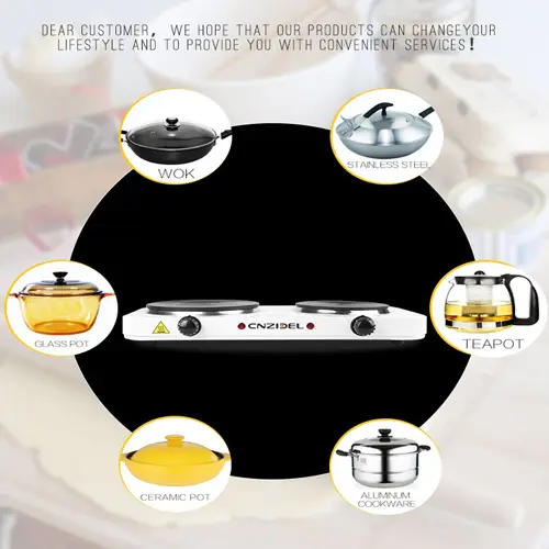 Electrical Single Hot Plate for Cooking CNZIDEL 1015A - Image 3