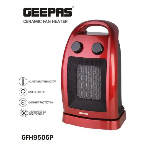 Geepas Heater Ceramic PTC Electric Heater - Image 2