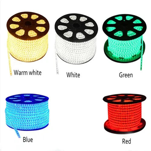 LED SMD Strip Light Rope Lights 120LED/M 4mm AC220V Waterproof IP67