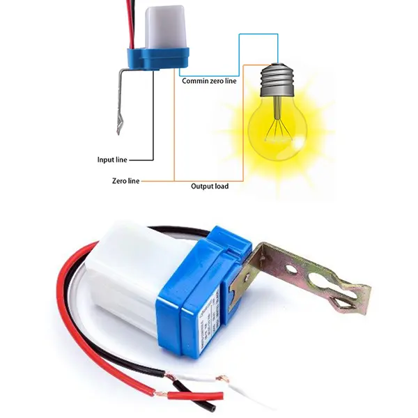 Photocell Sun Switch Automatic On/Off Light Control Sensor Switch AC85-265V 10A Day Night Sensor Switch for Lights - Image 2