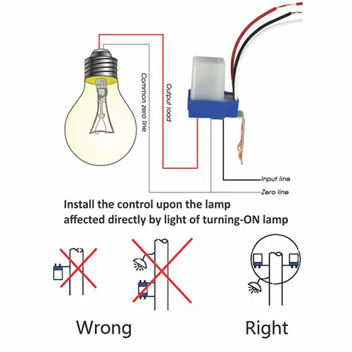 Photocell Sun Switch Automatic On/Off Light Control Sensor Switch AC85-265V 10A Day Night Sensor Switch for Lights - Image 5