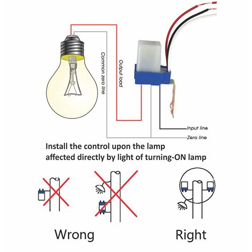 thumbnail image 2 of Light Sensor Switch For Automatic Control, DC 5V 12V 24V Photocell 2 of 9