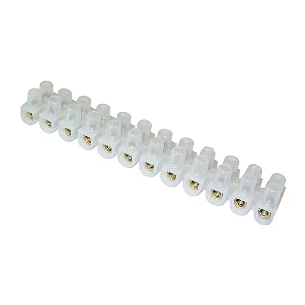 Set of 12 Connector Strip  10 Amp Terminal Block Wire Connection