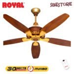 Royal Ceiling Fan 56 Inch – Monarch iTurbo | Energy Efficient | Copper Motor