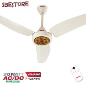 Royal Ceiling Fan Passion Flora off white with brown plate 56 Inch