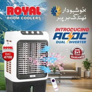 black and white room cooler