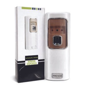 FRESCO Automatic Aerosol Dispenser – Wall Mounted Air Freshener Spray Machine (Timer Based)