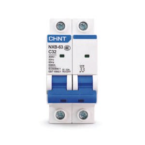 CHINT 2 Pole 32A MCB Circuit Breaker NXB-63 C32 (Double Pole)