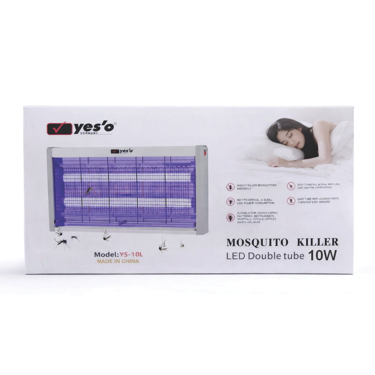 Yes’o Mosquito Killer LED Double Tube 10W (Model YS-10L) Electric Insect Killer