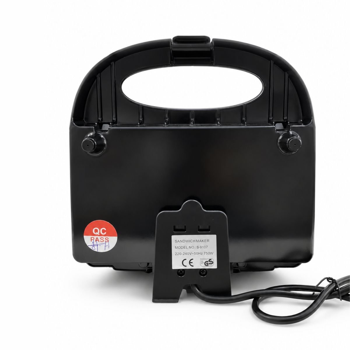 M&H Panasonic Sandwich Maker 750W – Non-Stick 2 Slice Toast Maker - Image 4