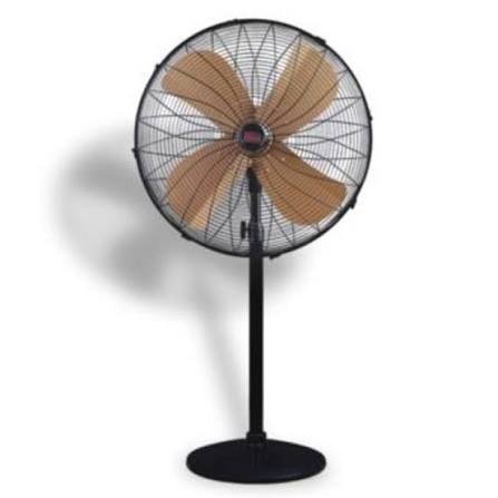 SK 24 Inch Standard Heavy Duty Pedestal Fan – Triple Speed, 5-Blade Aerodynamic Design, Adjustable 5 Feet Height, Black & Gold, Brand Warranty - Image 5