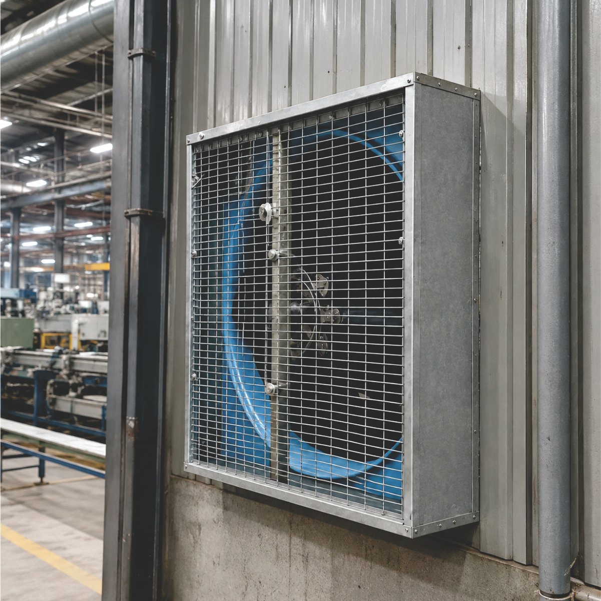 54 Inch Industrial Exhaust Fan Front View
