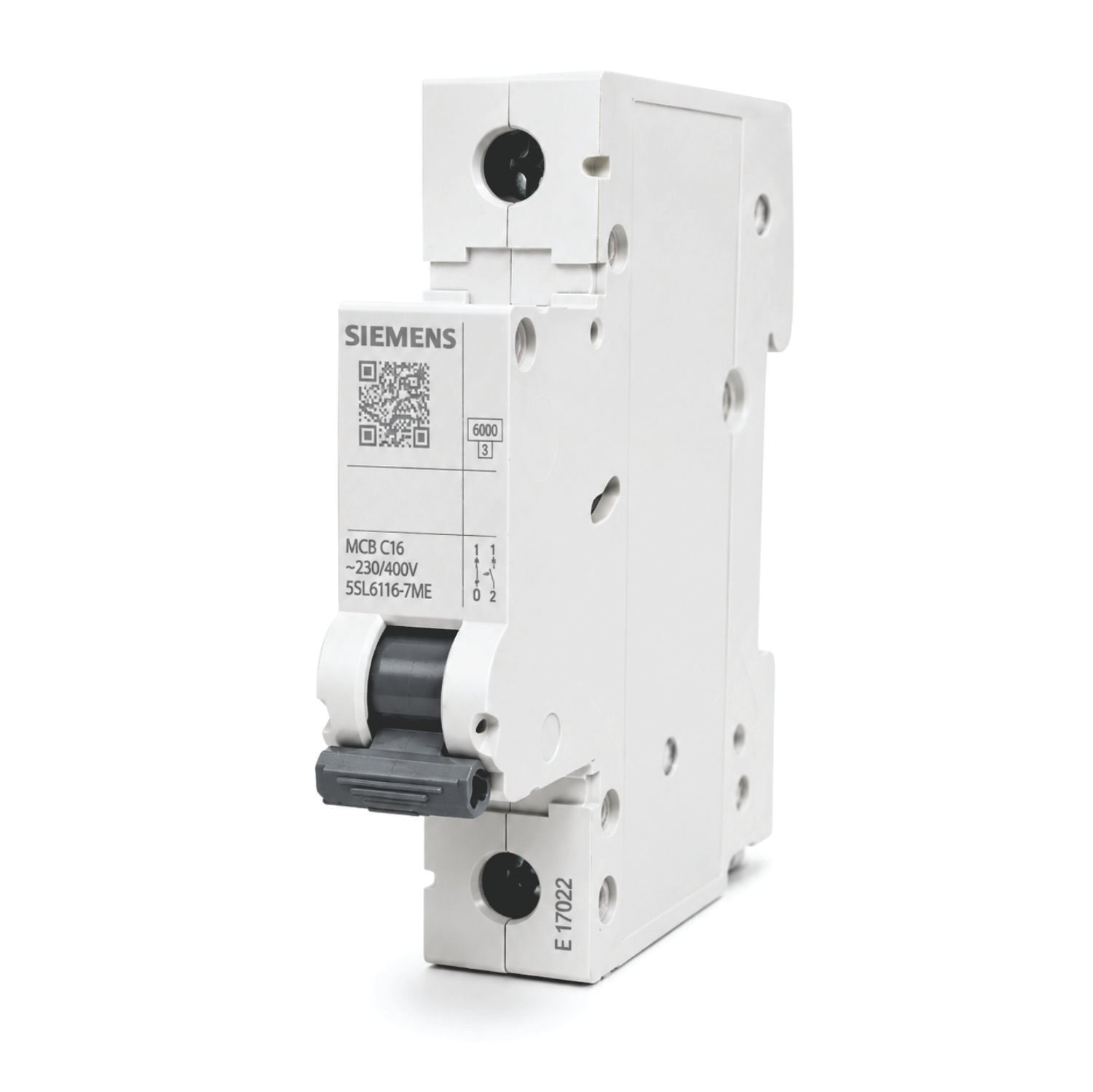 Siemens 16A Single Pole MCB C16 6kA 5SL6116-7ME