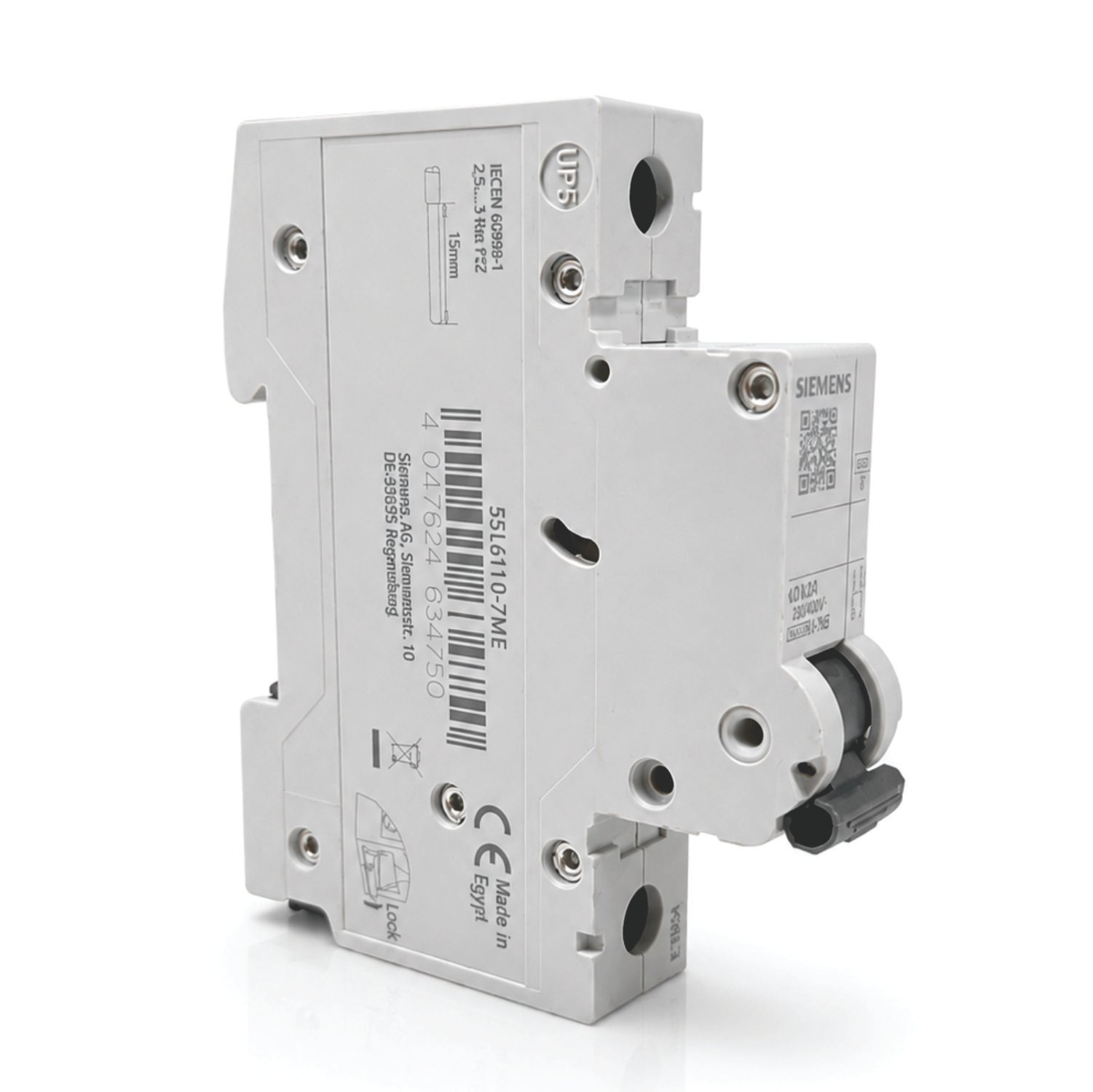 Siemens 10A Single Pole MCB C10 6kA 5SL6110-7ME
