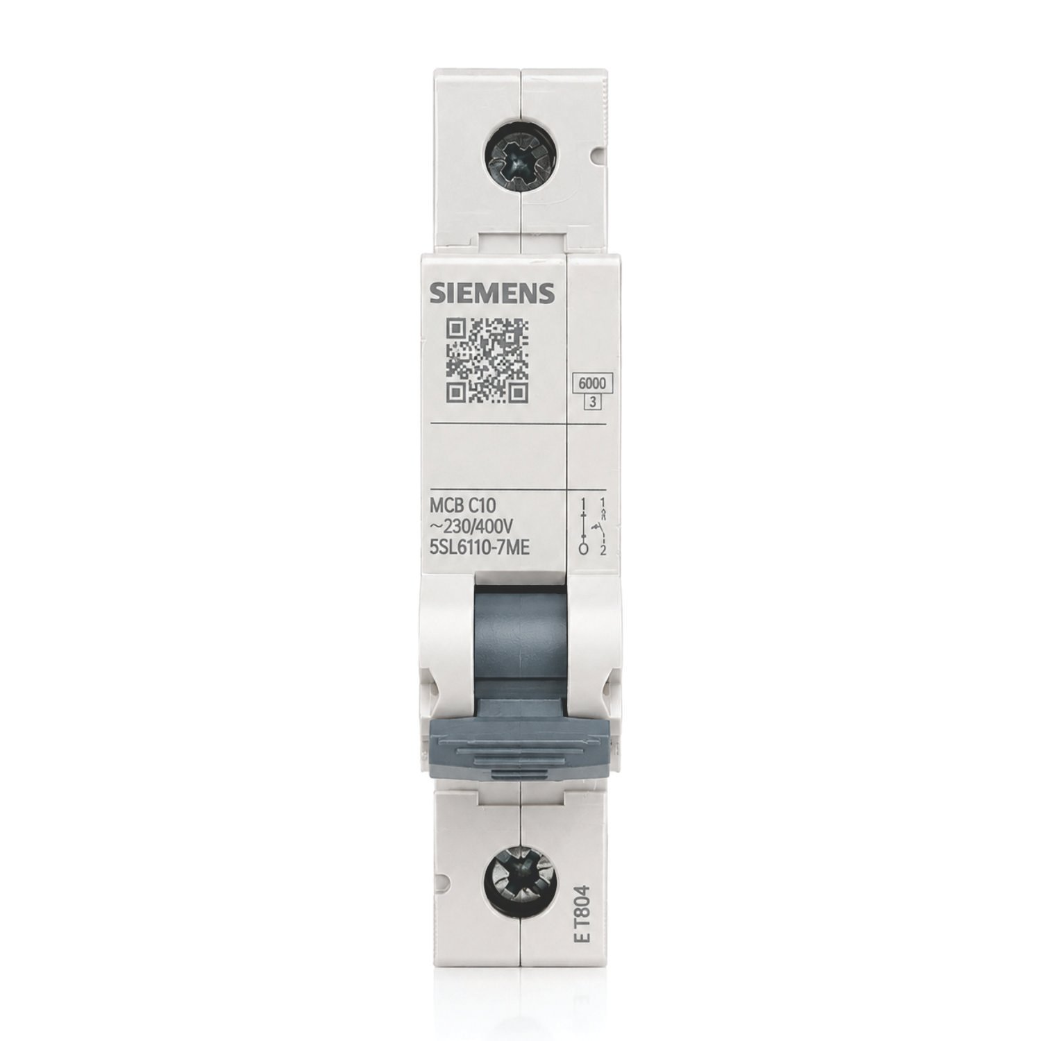 Siemens 10A Single Pole MCB C10 6kA 5SL6110-7ME