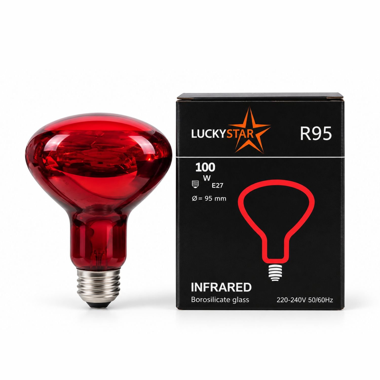 Lucky Star Infrared Heat Bulb 100W