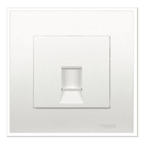 1 Gang Telephone Outlet with Shutter Vivace Series