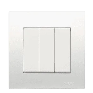 Clipsal 3 Gang 1 Way Switch Vivace Series