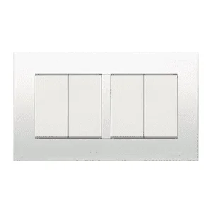 Clipsal 4 Gang 1 Way Switch Vivace Series
