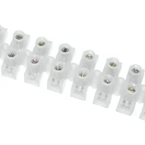 Set of 12 Connector Strip  10 Amp Terminal Block Wire Connection