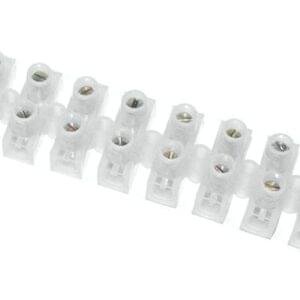 Set of 12 Connector Strip  10 Amp Terminal Block Wire Connection
