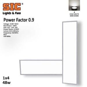 SIC LED SMD Panel Light Ceiling Light 1x4 48W