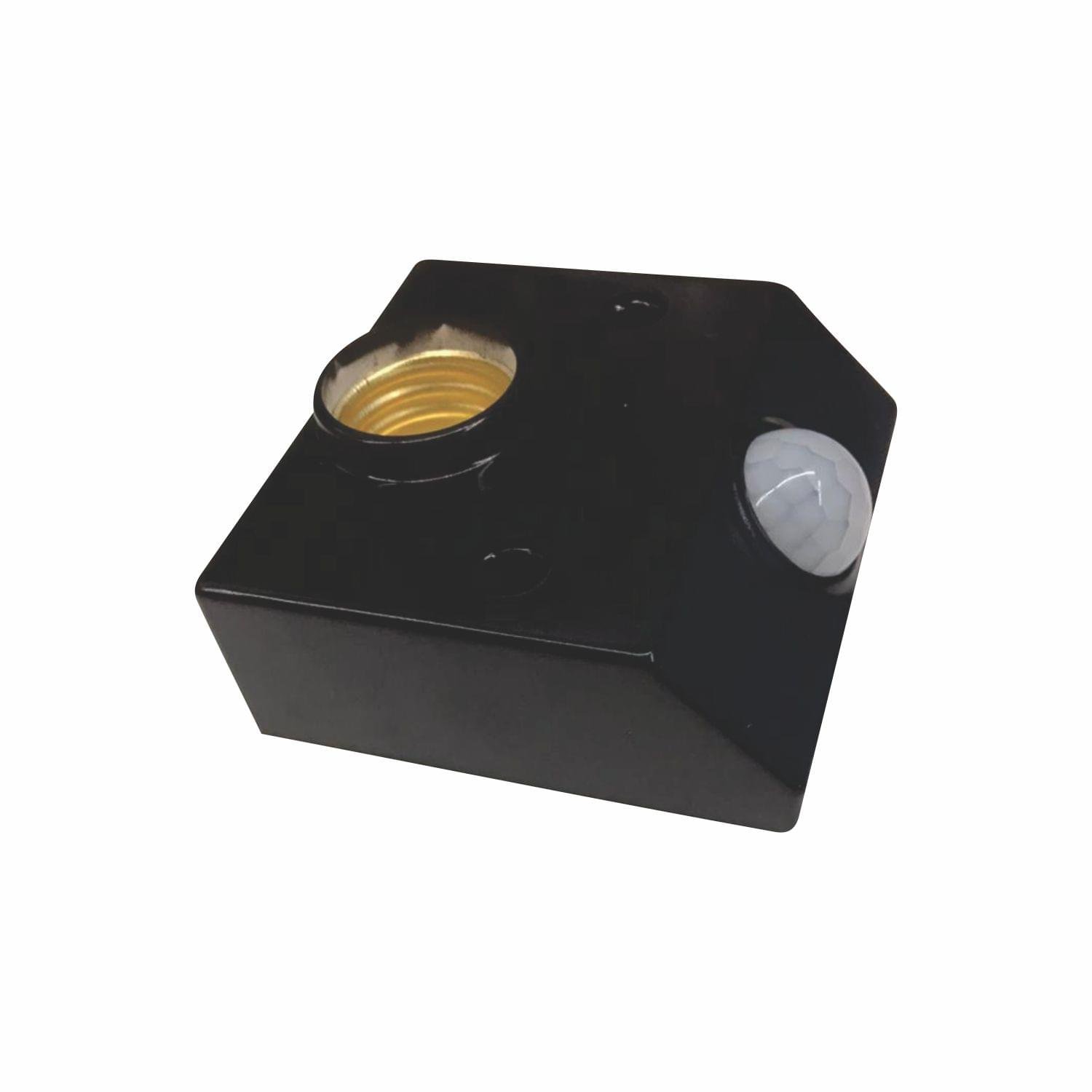 SIC AC110-240V Black PIR Automatic Human Body Infrared IR Sensor Lamp Holder E27 LED Bulb Detector Up to 100W Rated load Wall Pavement/Mounted Switch for Garden Home Workplace Warehouse Factory for safety and security - Image 8