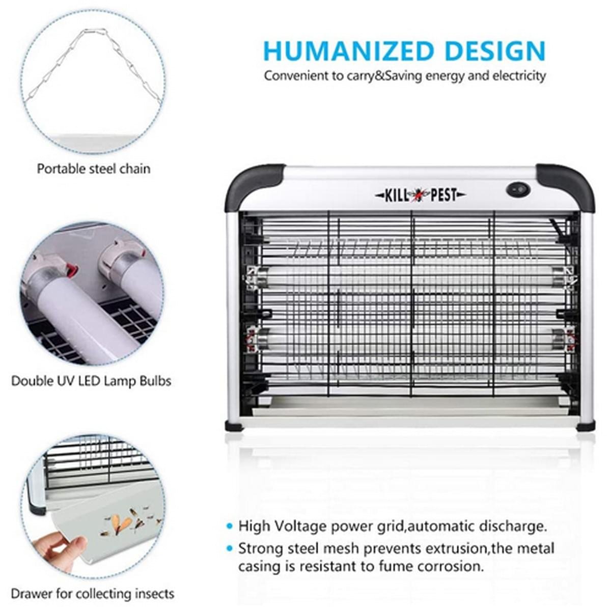 Kill Pest Automatic Insect Killer Mosquito Killer Machine Insect Killer Lamp 30W - Image 3