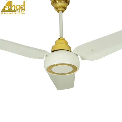 Ahad Ceiling Fan 56" Copper Acmy Off-White Gold