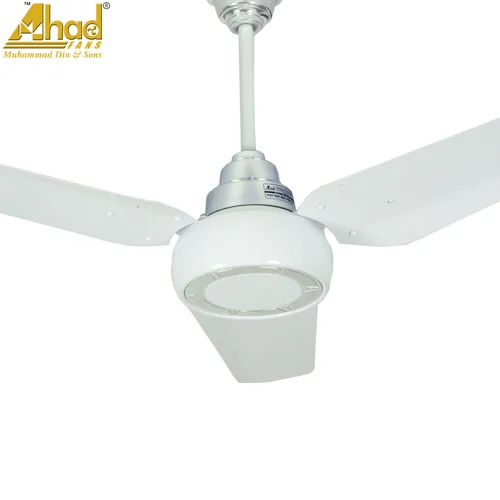 Ahad Ceiling Fan 56" Copper Acmy White Silver