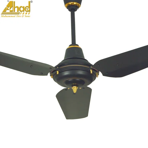 Ahad Ceiling Fan 56" Copper Antique Black Gold