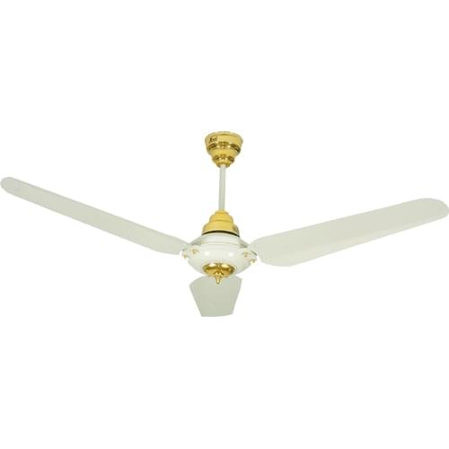 Ahad Ceiling Fan 56" Copper Antique Plus Off-White Gold - Image 2