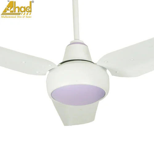 Ahad Ceiling Fan 56" Copper Decor White Purple