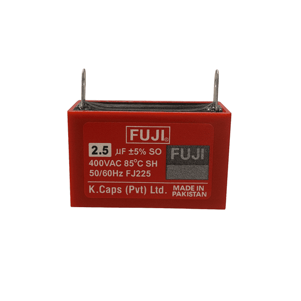 Fuji Capacitor 2.5µF – Fan Capacitor for Ceiling, Pedestal & Bracket Fans