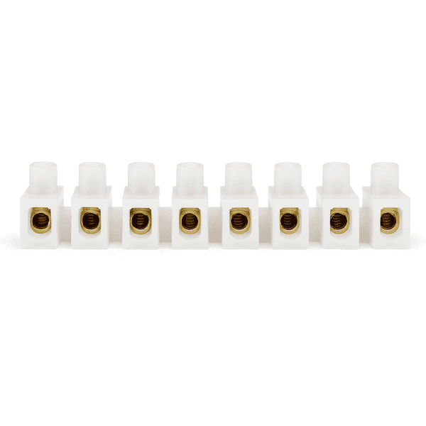 12 Way Terminal Block Connector – 15A Brass Screw Strip for Electrical Wiring - Image 2