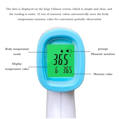 Digital Infrared Thermometer Body Temperature Non-Contact Forehead Body Surface Thermometer - Image 4