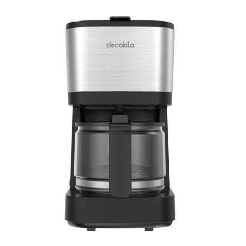 DECAKILA 10-Cup Coffee Maker with Reusable Filter | Stainless Steel Drip Coffee Machine with Glass Carafe, Keep-Warm Function and Auto Shut-off