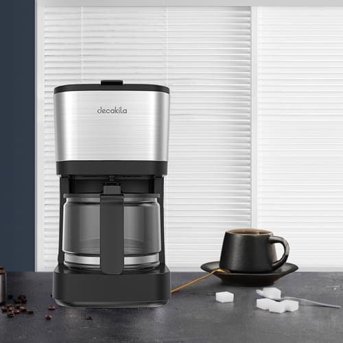 DECAKILA 10-Cup Coffee Maker with Reusable Filter | Stainless Steel Drip Coffee Machine with Glass Carafe, Keep-Warm Function and Auto Shut-off - Image 3