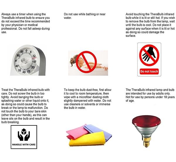 Eurolux Infrared Heat Lamp Heating Therapy Bulb IR 150W E27 - Image 3