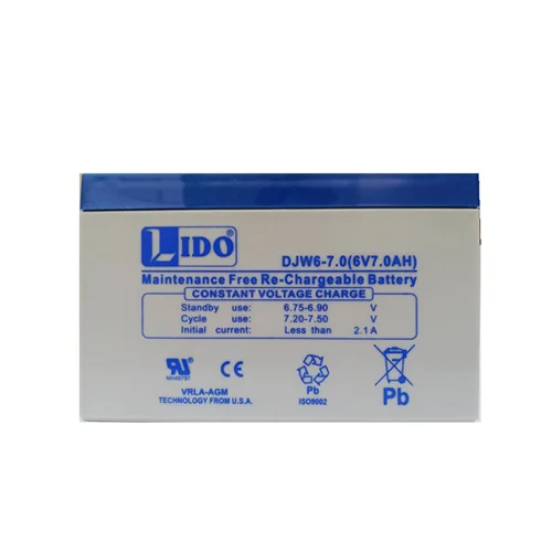 Lido Rechargeable Battery 6V/7Ah