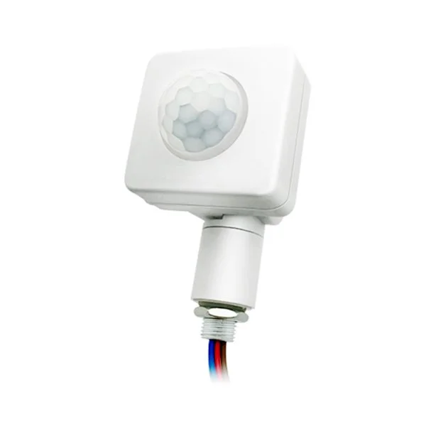 180 Degree Intelligent PIR Motion Sensor Light Switch white body