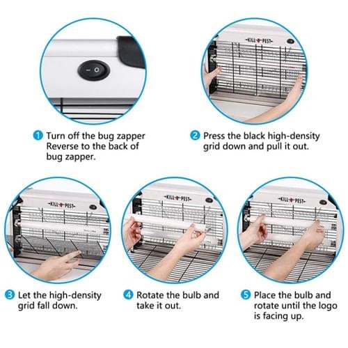 Kill Pest Automatic Insect Killer Mosquito Killer Machine Insect Killer Lamp 12W - Image 4