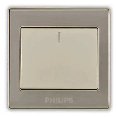 Philips 1 Gang Two Way Switch Elegant Series