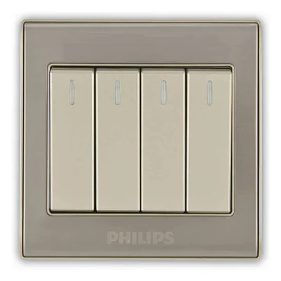 Philips 4 Gang Switch Elegant Series