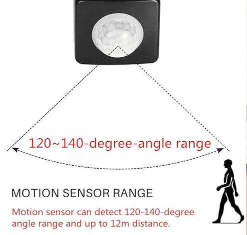 SIC AC110-240V White PIR Automatic Human Body Infrared IR Sensor Lamp Holder E27 LED Bulb Detector Up to 100W Rated load Wall Pavement/Mounted Switch for Garden Home Workplace Warehouse Factory for safety and security - Image 12
