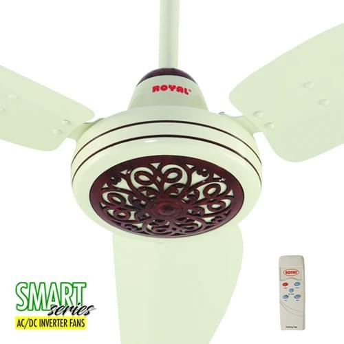 Royal Ceiling Fan 56" AC/DC Regency Copper with Remote Control - Image 3