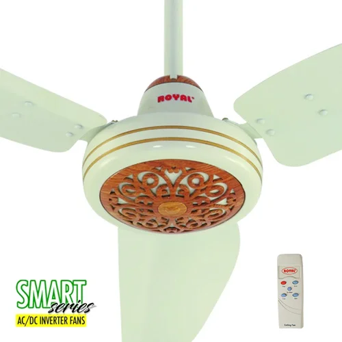 Royal Ceiling Fan 56" AC/DC Regency Copper with Remote Control