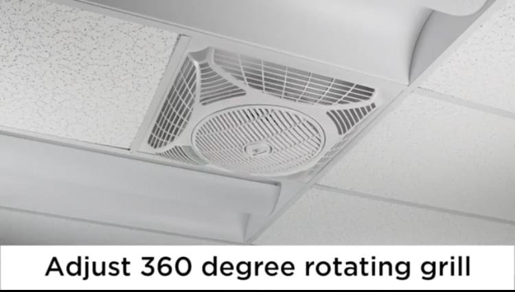 SIC False Ceiling Fan 2x2 18" with Remote Control - Image 2