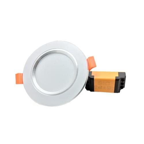 LED SMD Ceiling Light DownLight white color with chorme inner border